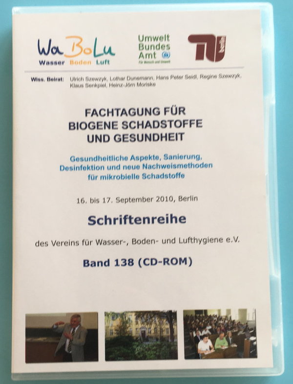 CD-ROM - FACHTAGUNG FÜR BIOGENE SCHADSTOFFE UND GESUNDHEIT 2010