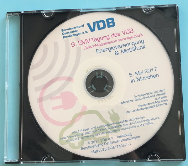CD-ROM - 9. EMV-Tagung des VDB 2017