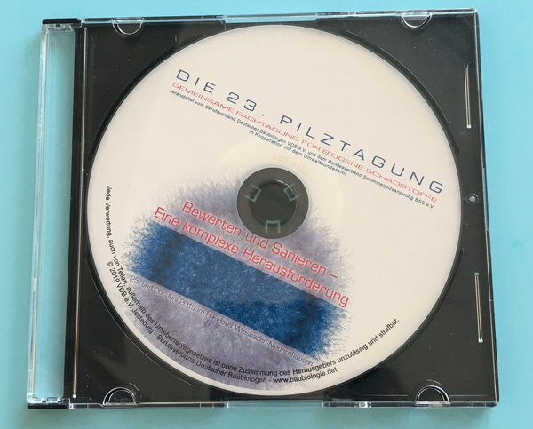 CD-ROM - DIE 23. PILZTAGUNG 2019